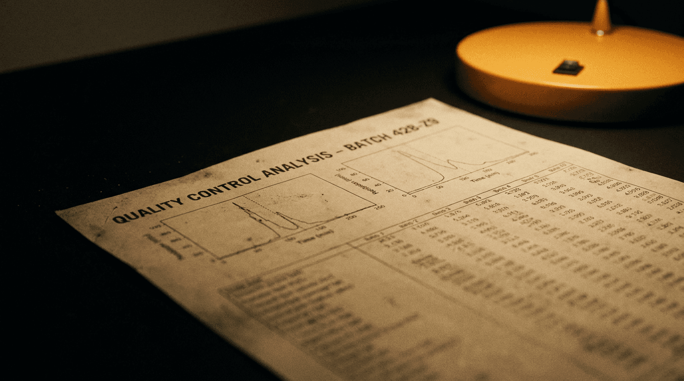 Reading a Certificate of Analysis
